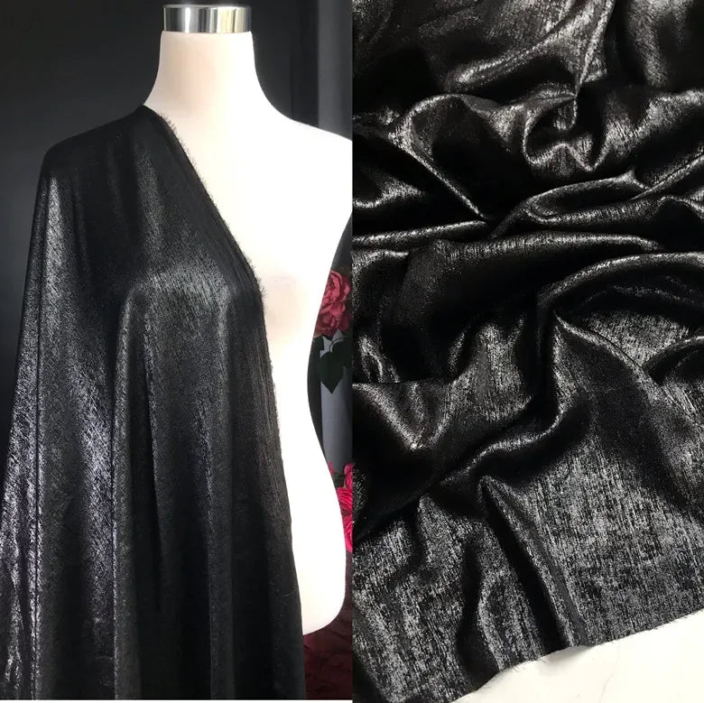 Minimum purchase: 100 meters soft special bronzing fabric metallic bronzing flash dress performance wear fashion