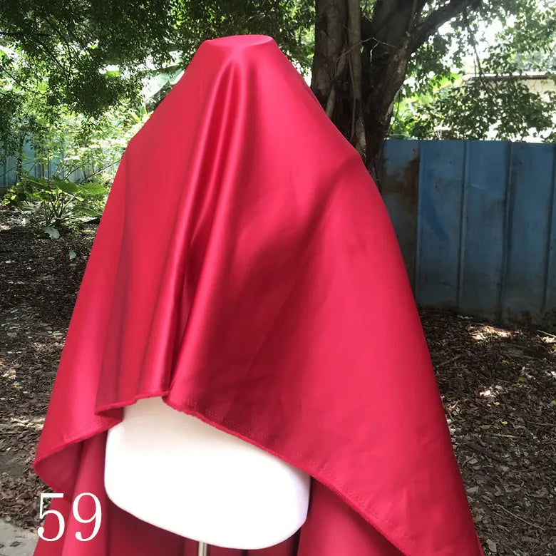 Red Glossy Satin - Luxurious for Wedding Dresses & Evening Gowns