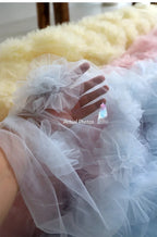 Tela de encaje de flores tridimensional dulce, tela de hilo de nube, tela para fotografía, decoración de fondo de boda, accesorios de fotografía