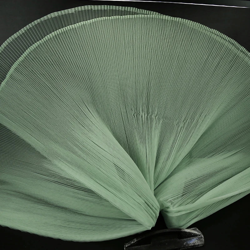 Hard mesh, large organ, hundred pleats, small pleats, fabric design, wedding decoration, space decoration, stage designer