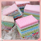 Pure Cotton Twill Floral Print Fabric - Soft Material for Bedding & DIY