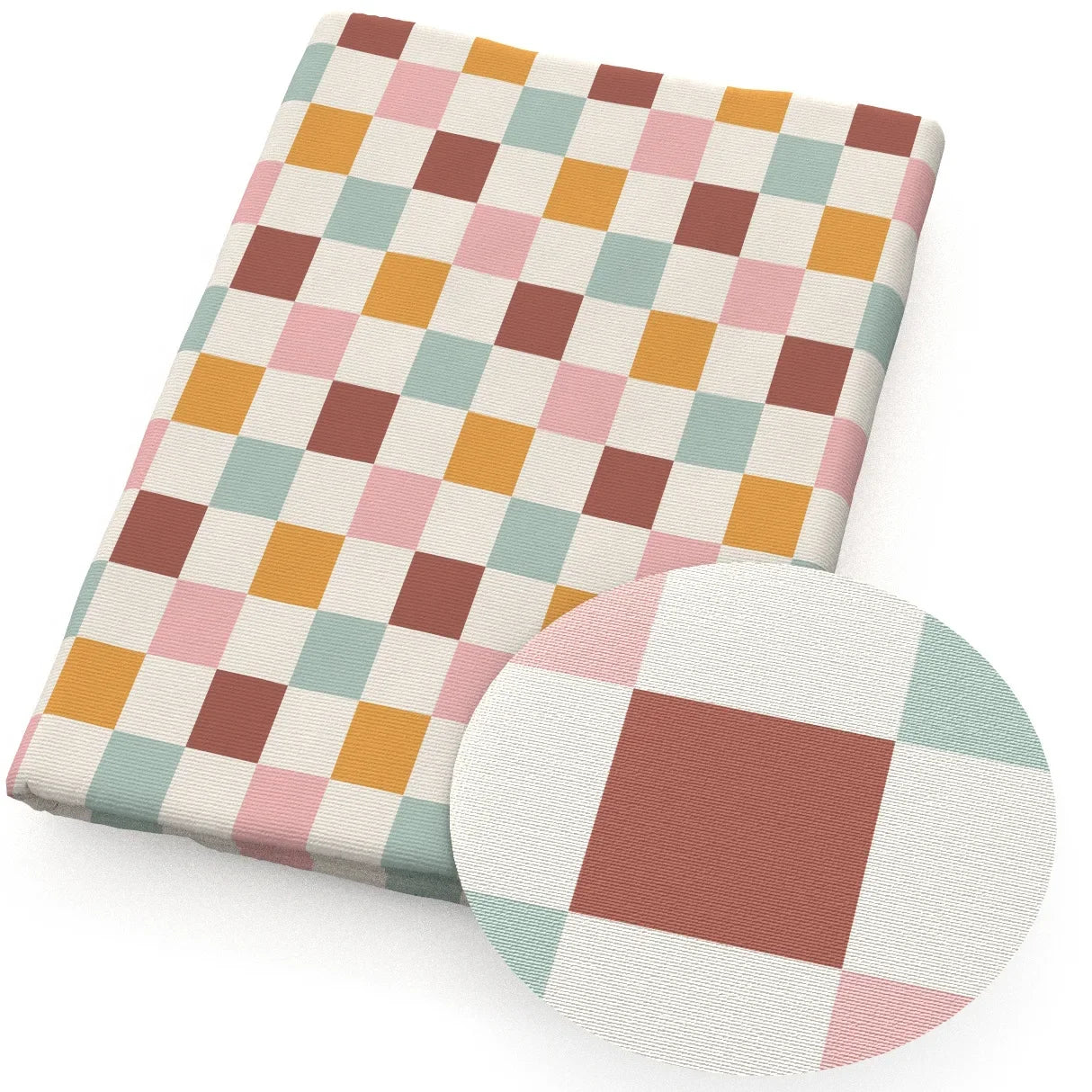 Rainbow geometric heart pattern fabric sewing children's clothing DIY patchwork bags curtains tablecloths home textile fabrics