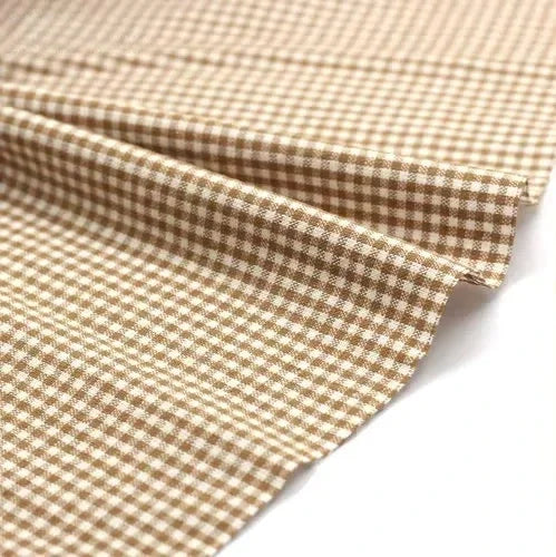 Multi-color 2mm small grid cotton fabric sewing doll clothing dress home textile tablecloth Head accessories fabric