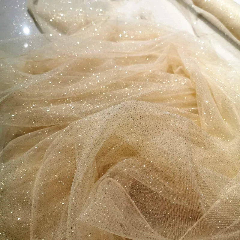 Blue Red Sequin Tulle - Sparkling for Wedding Veils & Children's Dresses