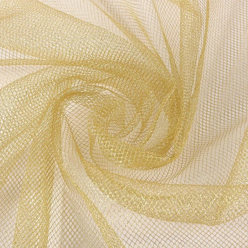 Gold And Silver Mesh,tissus Couture Sewing Fabrics Rhombus ,decorative Net Party Dress Background Children's Dress Hat Gift Box