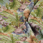 Flower Fairy Oil Painting Color Weaving Jacquard Floral Fabric Clothing Fabric Flower Fabric DIY Handmade Clothing Coat