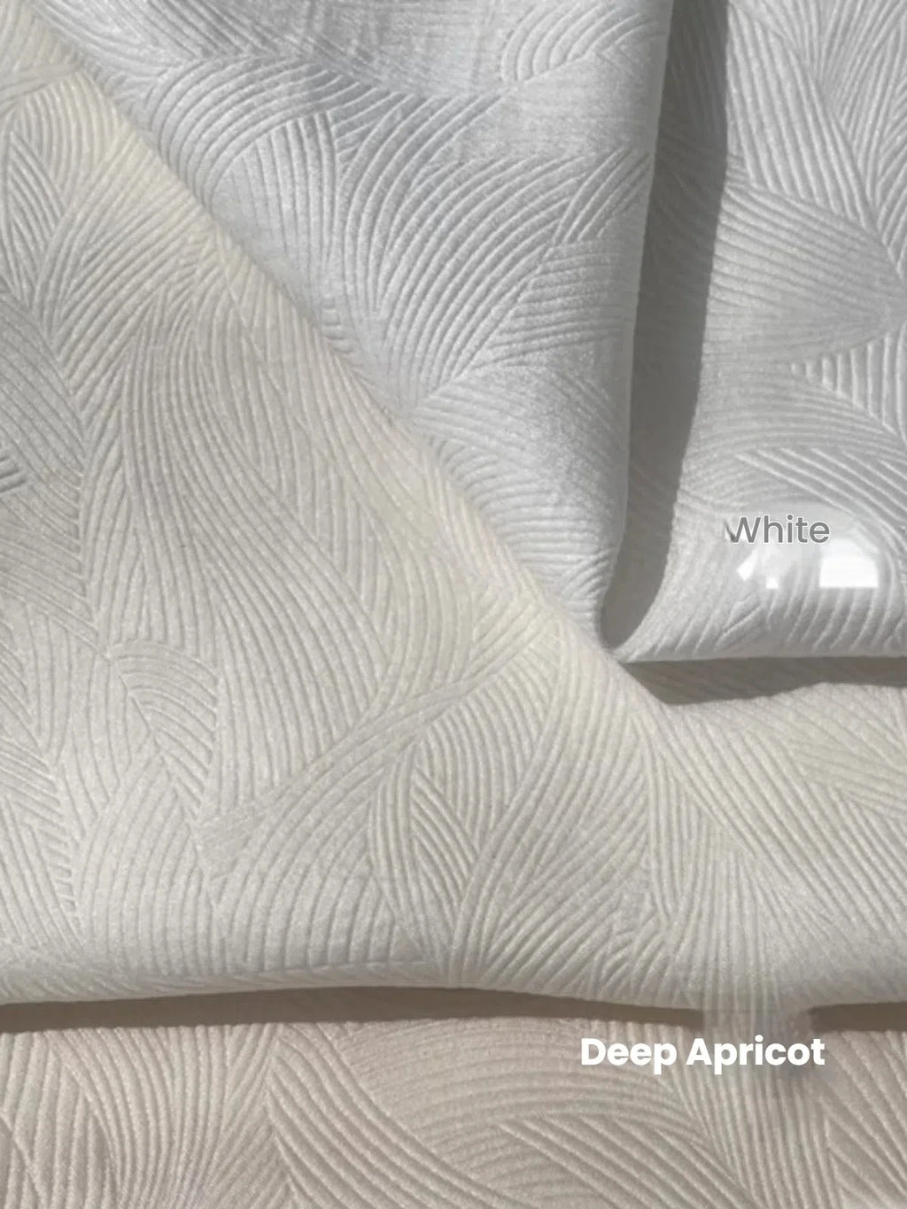 Pearl Leaf Jacquard Fabric - Vintage Textured for Dresses & Décor