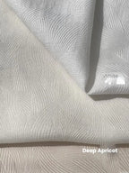 Pearl Leaf Jacquard Fabric - Vintage Textured for Dresses & Décor