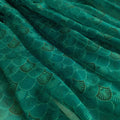 Encrypted 30D Chiffon Designer Printed - Tibetan Fish Scale Ethnic Fabric