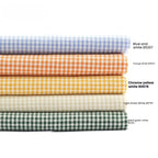Multi-color 2mm small grid cotton fabric sewing doll clothing dress home textile tablecloth Head accessories fabric
