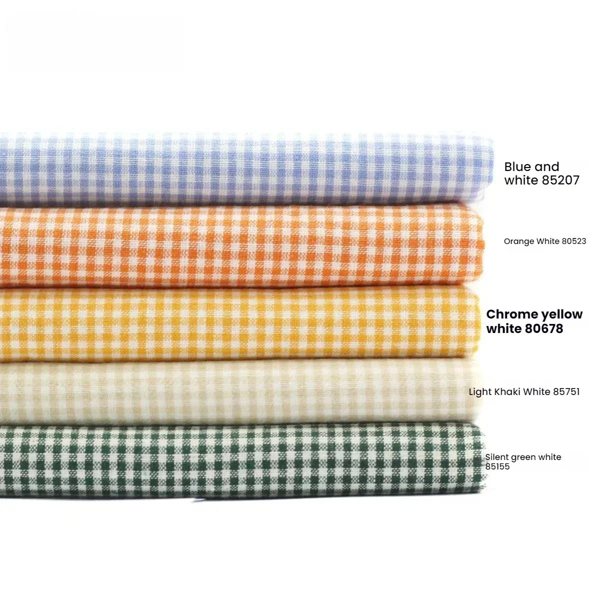 Multi-color 2mm small grid cotton fabric sewing doll clothing dress home textile tablecloth Head accessories fabric