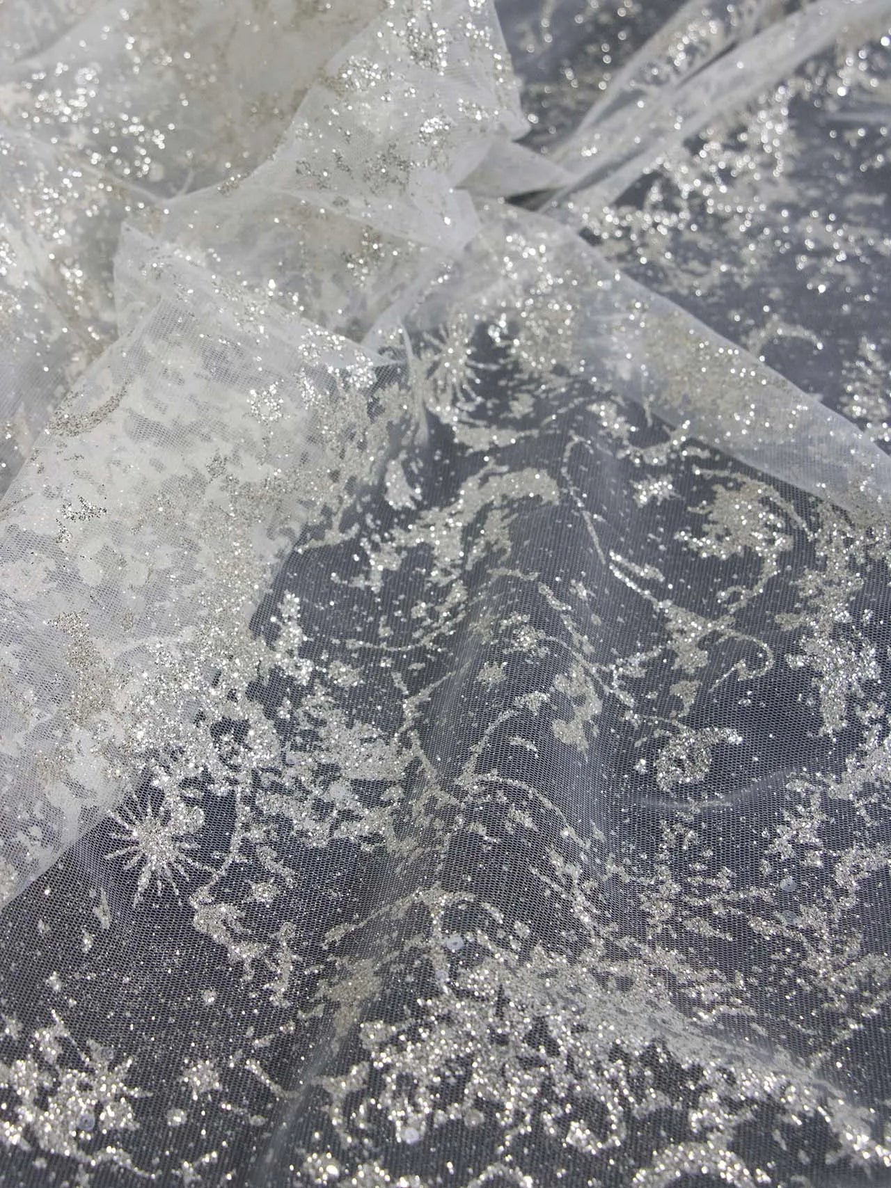 Polvo plateado en aerosol, polvo brillante fino, polvo brillante, encaje plateado, malla, costura, vestido formal, vestido de novia, falda infantil, cargando