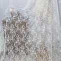 White Lace Fabric - Wedding Dress & Formal Gown DIY Material