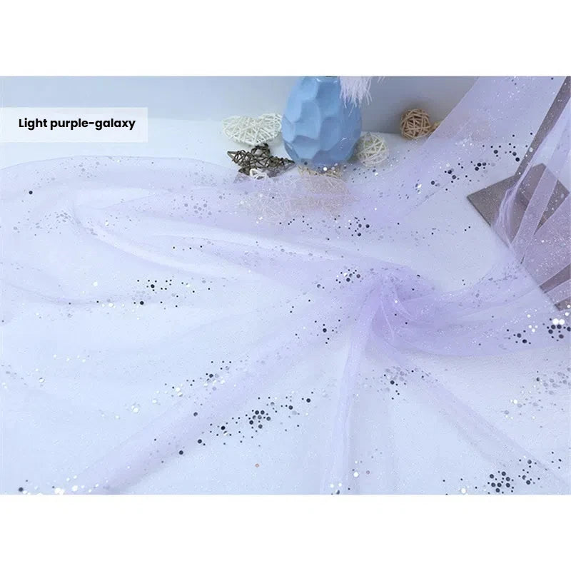 Galaxy Mesh Dreamy Fluffy Skirt Yarn - Stage Clothing & Backdrop Fabric