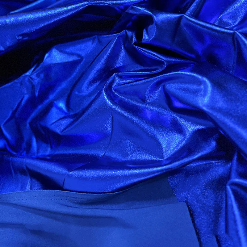 Stunning Gold Liquid Metallic Spandex Lame Fabric for Dance Wear Costumes Dress Backgrounds and Fashion Designer Material