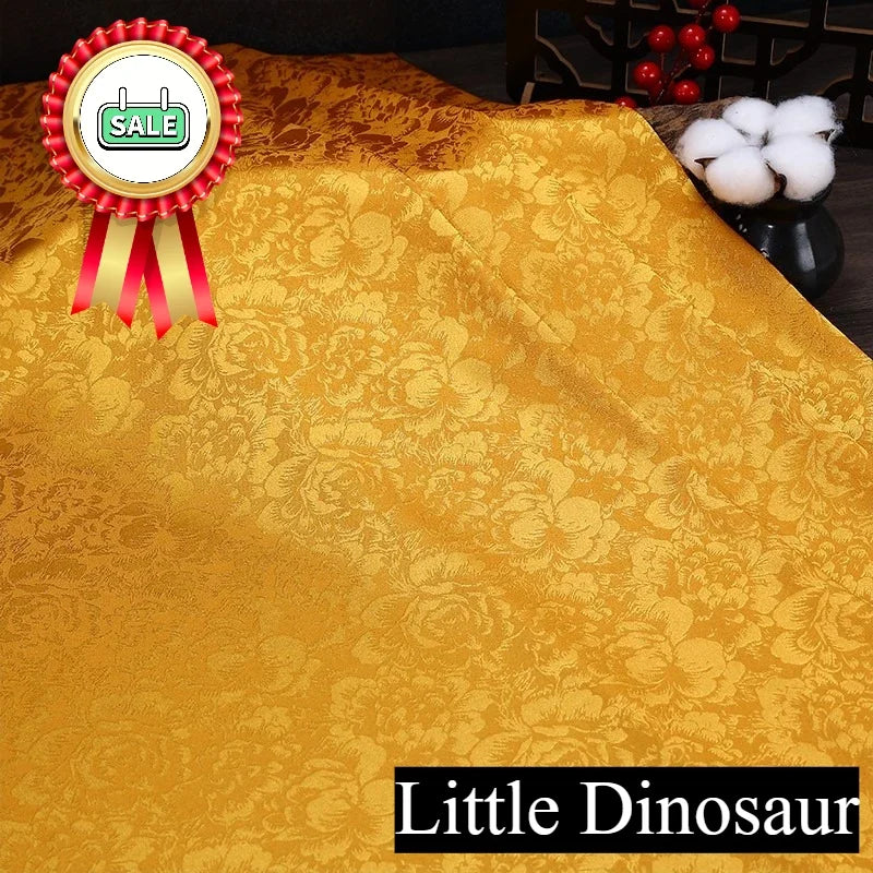 قماش ساتان حريري من الجاكار الرائع مثالي لفساتين الزفاف وفساتين السهرة ومشاريع الحرف اليدوية الأنيقة والخالدة