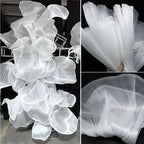 Folded And Textured Fabric With Over 30 Colors Of Mesh Fabric For Petal Shaped Production Of High-end Evening Dresse And Wedding