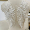 Soft Leaf Embroidered Lace - Elegant for Wedding Dress & Home Decor