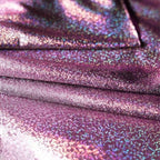 Gold Foil Glitter Stretch Fabric - Gradient for Stage Costume & Decor