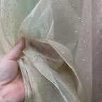 Soft and smooth organza fabric suitable for wedding dresses formal gowns designer fabrics and photography backdrop fabrics