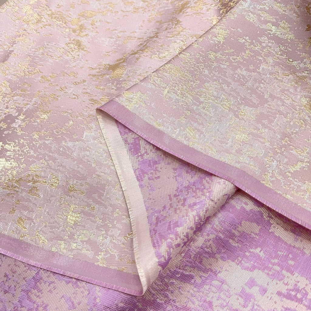 قماش جاكار مطلي بالذهب - خامة سترة صلبة 145 سم