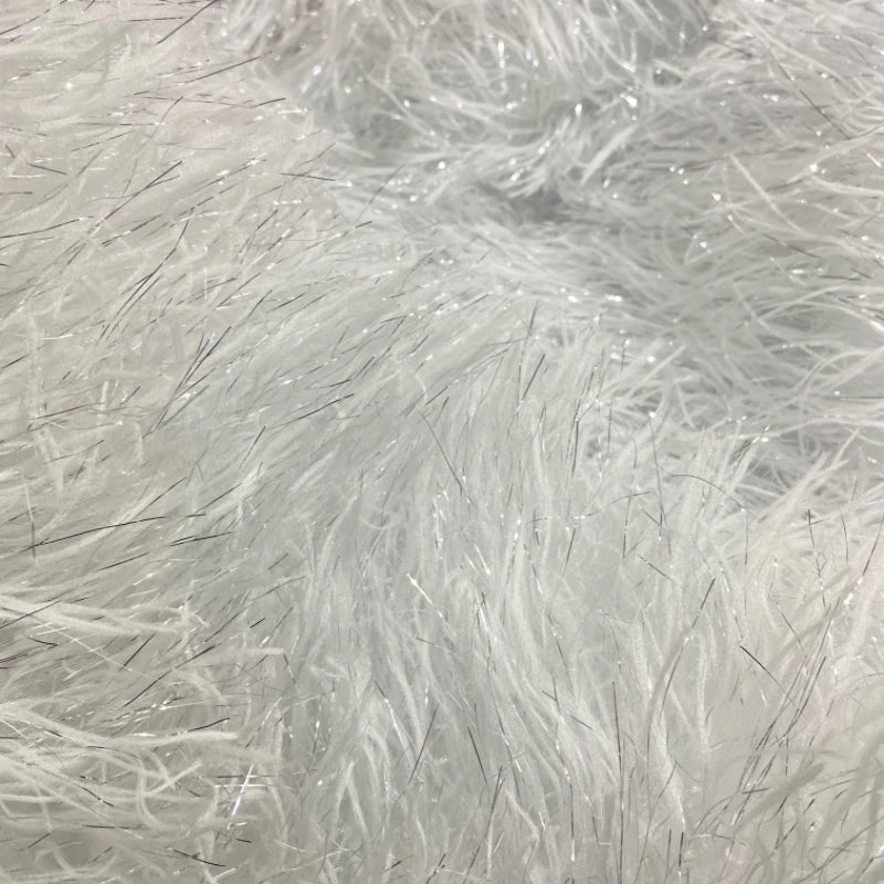 Lurex Feather Fringe Yarn - Sparkly for Performance Gowns & DIY