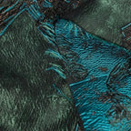 Vintage Jacquard Brocade Fabric - Textured Weaving Material 127cm