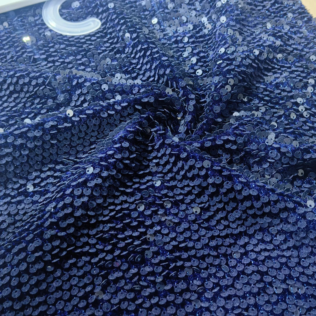 Matte Sequin Fabric High Quality for Runway Dresses Jumpsuits Skirts Wedding Gowns - Clothing Fabric Roll by the Yard