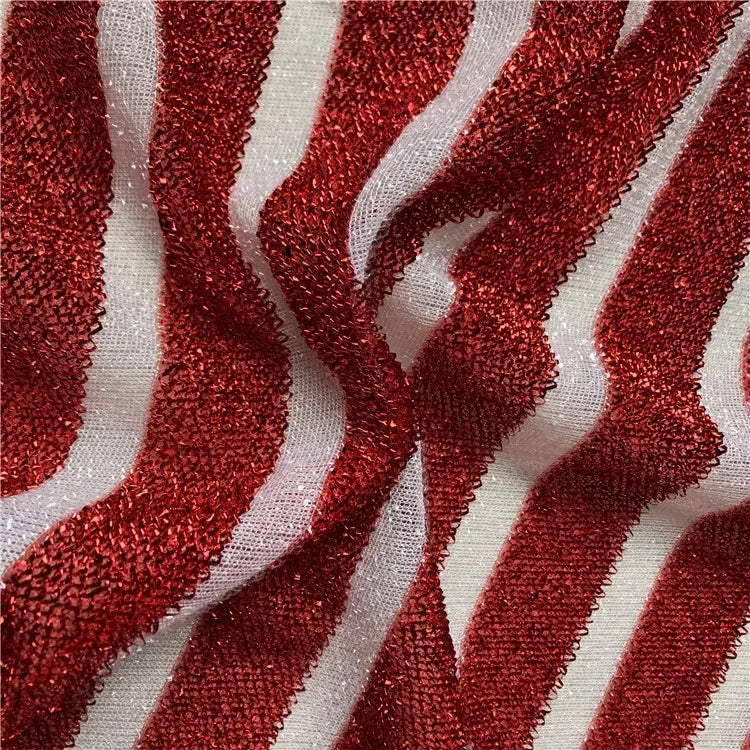 Striped Pine Fur Fabric - Christmas Halloween Decoration Material 150cm