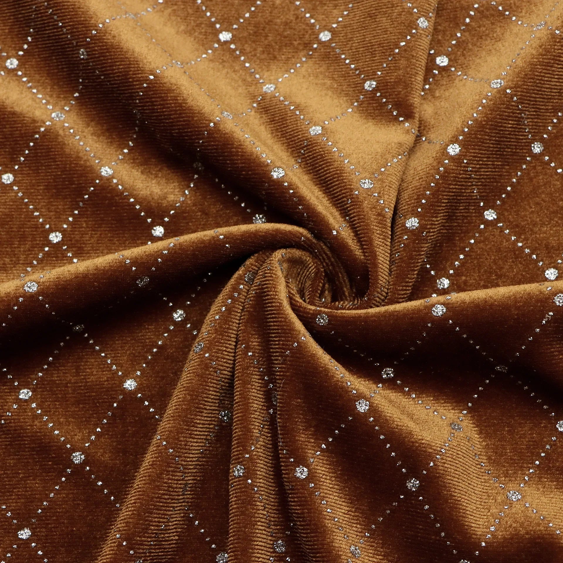 Elastic velvet striped gold velvet hot silver fabric sewn cheongsam dress fabric DIY handmade pillow cover home fabric