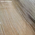 Customized White Small Pearl Hot Stamping Gold And Silver Color Diamond Mesh Wedding Dress Fashion Designer Lace Soft Fabric