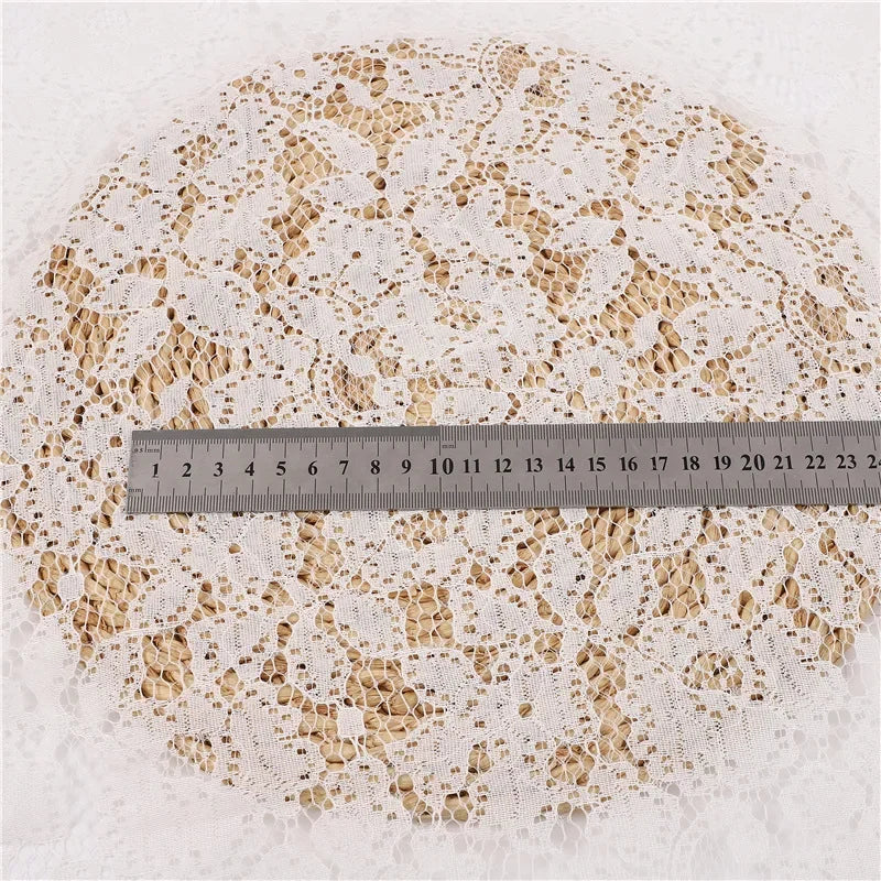 All Polyester Small Flower Lace Mesh Yarn Jacquard Mesh Breathable Soft Underwear Clothing Accessories Lolita Skirt Lace New