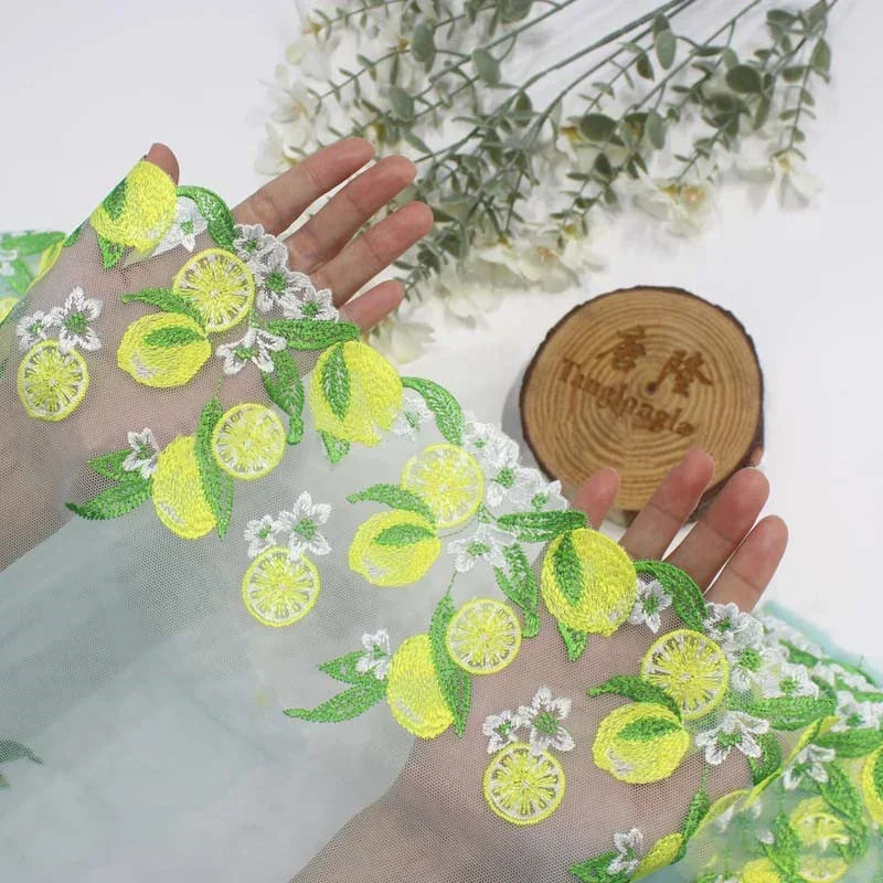 Double-sided embroidered lace DIYclothing skirt decoration home textiles curtains underwear lace accessories decorative  fabrics