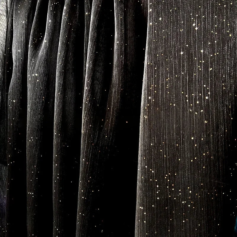 قماش التول اللامع - مادة شبكية شفافة لامعة