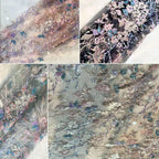 Tela de bordado de cuentas ultra densa y brillante, con un brillo intenso y un fuerte impacto visual, para vestido de alta gama con tela de encaje de malla de 1 yarda.