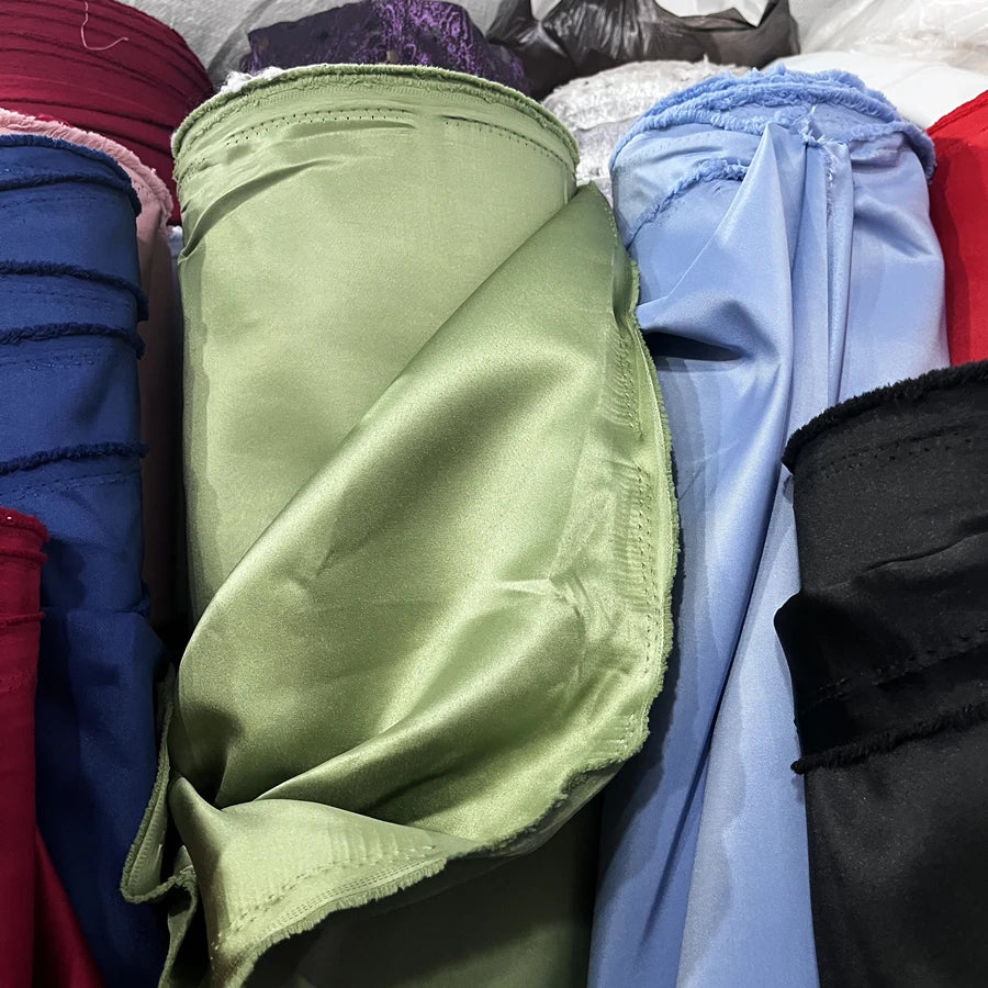 Smooth Glossy Satin - Breathable for Clothing & Home Decoration 395