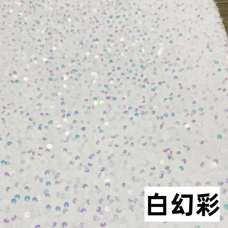 Luxe Sparkle Velvet Sequin Fabric for Party Dresses & Stage Costumes