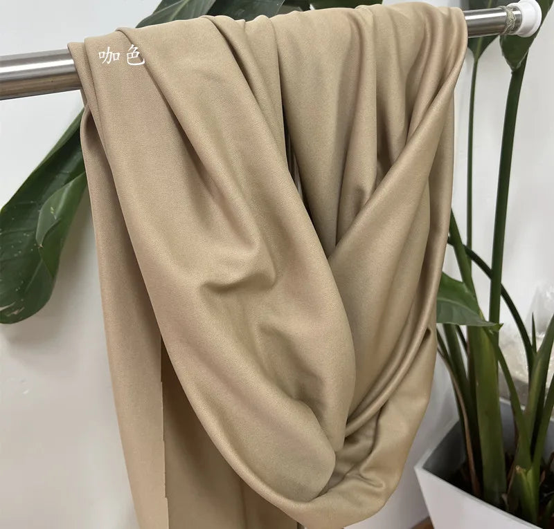 Orange Yellow Gold Coffee Milk Silk Stretch Fabric Roll Width 150cm for Wedding Home Decor Backdrop Drape Goblet Garment