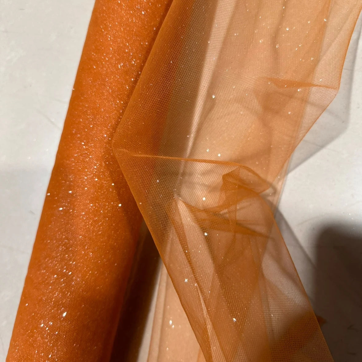 Blue Red Sequin Tulle - Sparkling for Wedding Veils & Children's Dresses