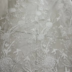 New Bird Pattern Lace Embroidery Transparent Yarn Fabric DIY Wedding Dress Fashion Dress Lace Fabrics For Sewing