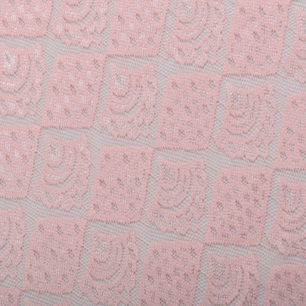 Factory Direct Sales 2025 Spring And Summer New Lace Bra Women's Dress Wedding Dress Nylon Elastic Geometric Lace Fabric