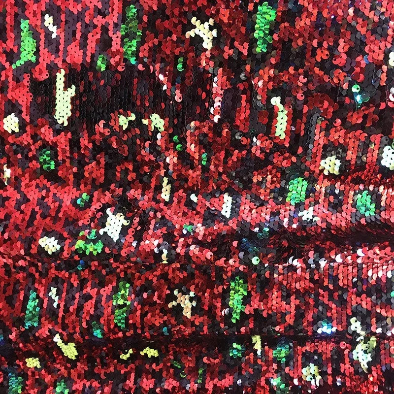 Durable Sequin Stage Fabric - Sparkle for Dance Wear & Theater Costumes