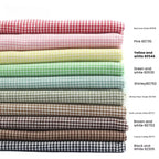Multi-color 2mm small grid cotton fabric sewing doll clothing dress home textile tablecloth Head accessories fabric