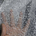 Sequin Sparkle Dot Tulle - Transparent for Wedding Dress & Stage Costume - fabric photo 6