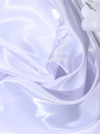 قماش ساتان مائي سائل، حرير كريستالي سميك، ساتان طبيعي عاكس، فستان زفاف، خلفية زخرفية، ملابس مصممة 