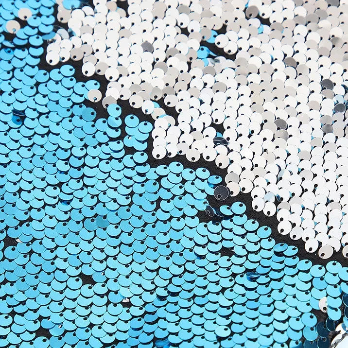 Double-sided folded 5-millimeter sequined fabric sewn evening dress stage costume background decoration diy fabric