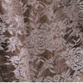 Metallic Rose Lace with Sheer Texture for Evening Gowns & Dresses — fabric photo 6
